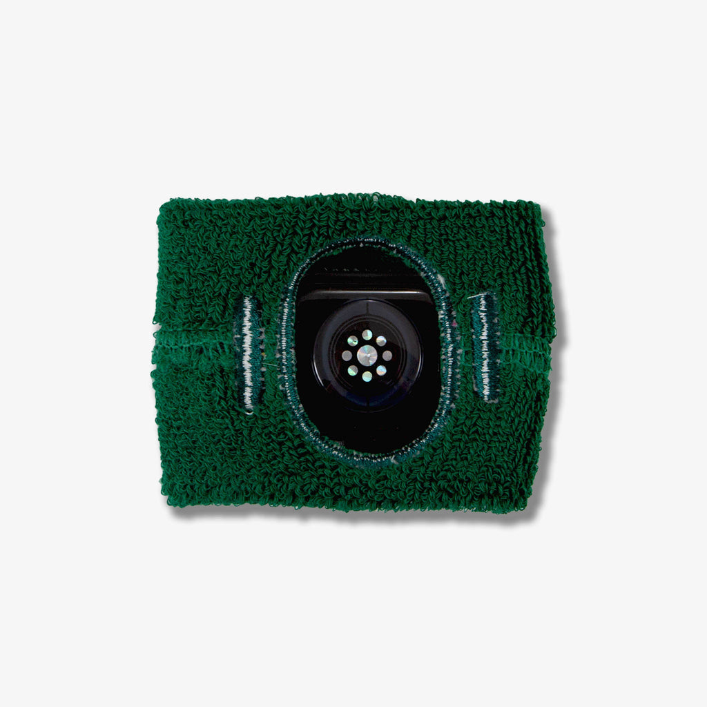 Apple Watch® Sportband - Green / White Stripe